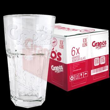 Grapos Contour Glass 0,25/0,3 l